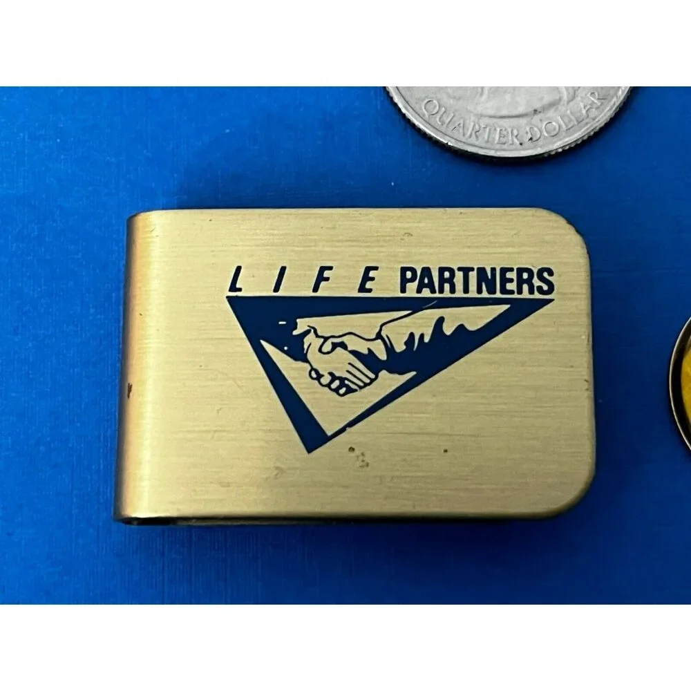 Life Partners Club Member golf ball marker & money clip PGA collectible